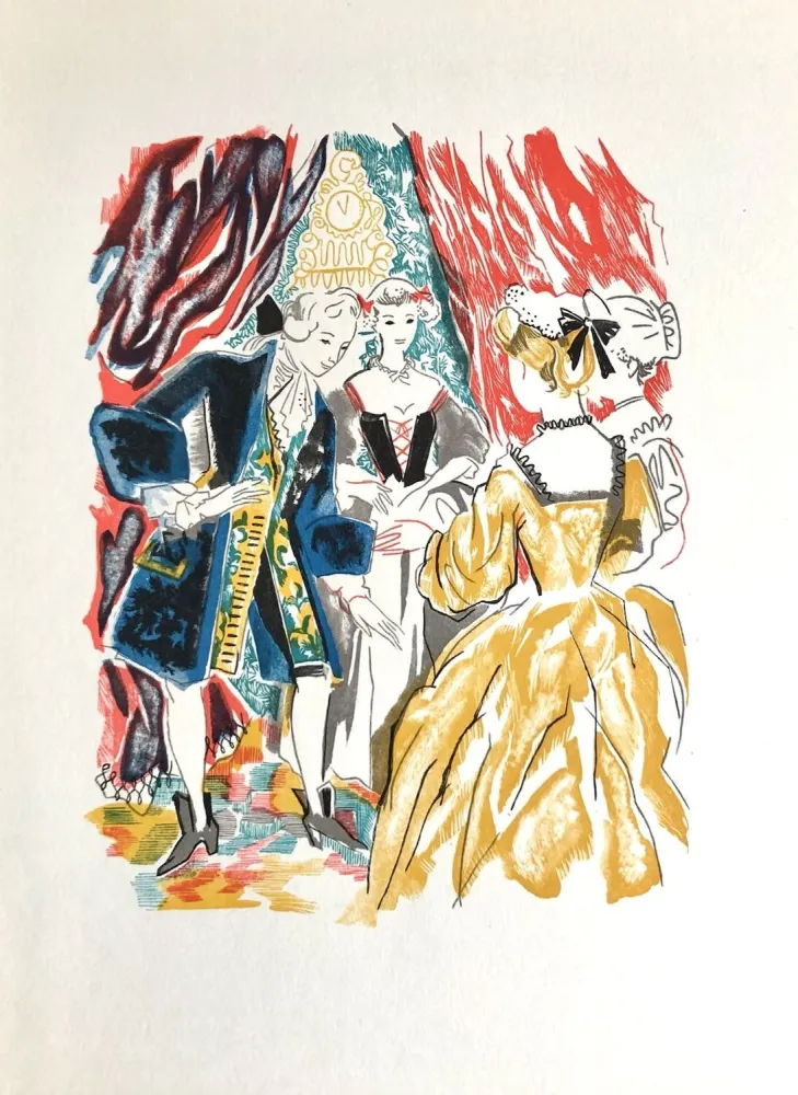 Гравюра На Дереве Grau Sala - Théâtre de Marivaux