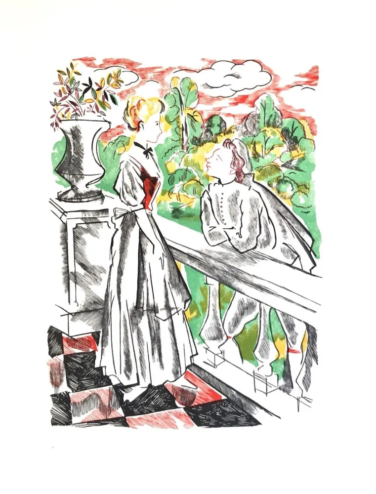 Гравюра На Дереве Grau Sala - Théâtre de Marivaux