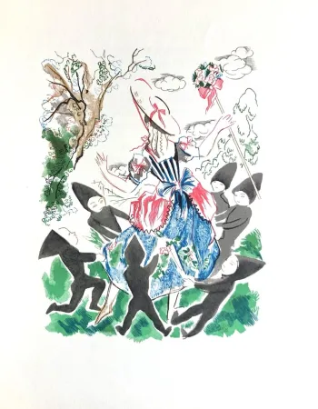 Гравюра На Дереве Grau Sala - Théâtre de Marivaux