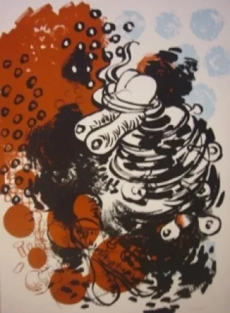 Литография Grau - Sans titre 2