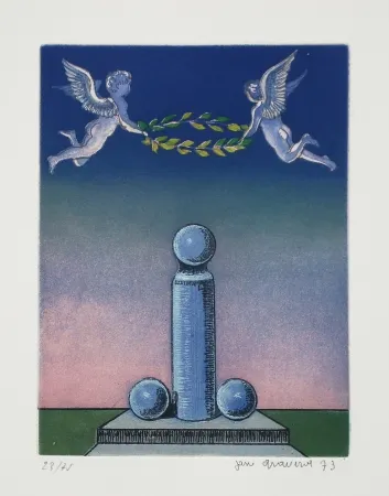 Офорт И Аквитанта Graverol - Les divinités naturelles