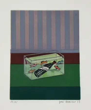 Офорт И Аквитанта Graverol - Les divinités naturelles