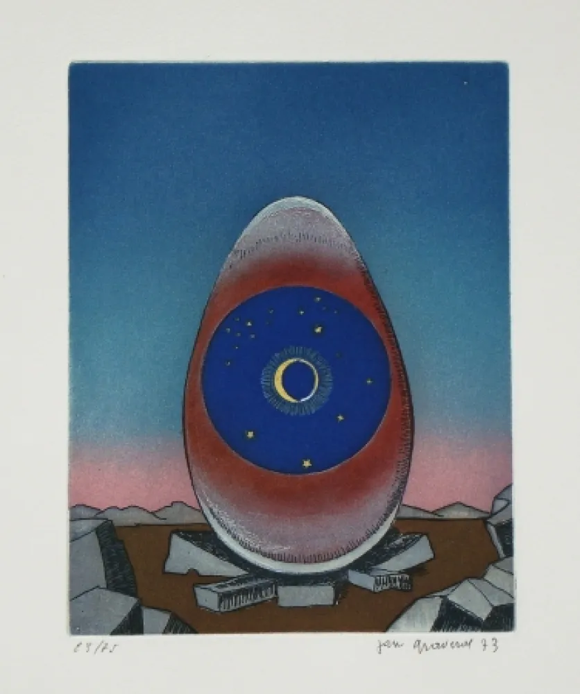 Офорт И Аквитанта Graverol - Les divinités naturelles