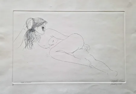 Офорт Greco - Nudo a sinistra