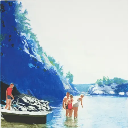 Акватинта Greenfield-Sanders - Mountain Stream