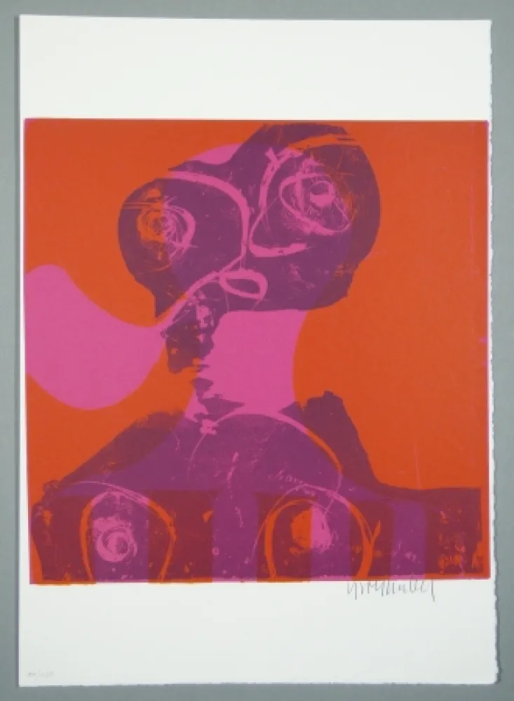 Гравюра На Дереве Grieshaber - Myom