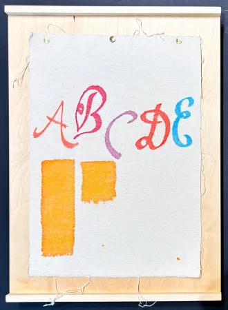 Нет Никаких Технических Griffa - Giorgio Griffa (1936) - Acrylic on canvas - 2014