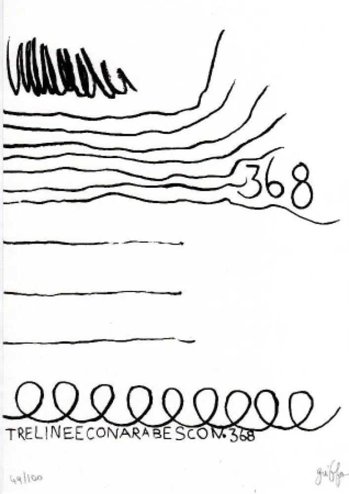 Литография Griffa - Senza titolo