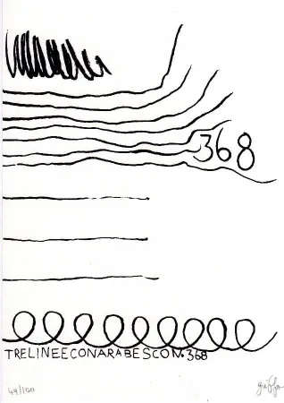 Литография Griffa - Senza titolo