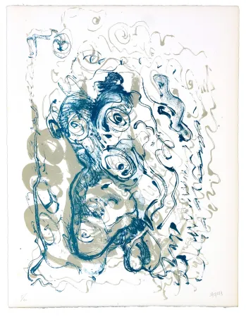 Литография Grinberg - Le changement bave d'escargot 