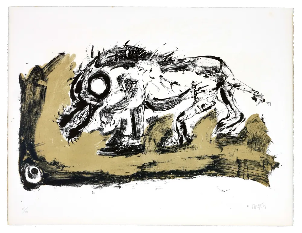 Литография Grinberg - Le changement en Cain (Caïnabel)