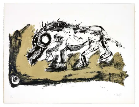 Литография Grinberg - Le changement en Cain (Caïnabel)