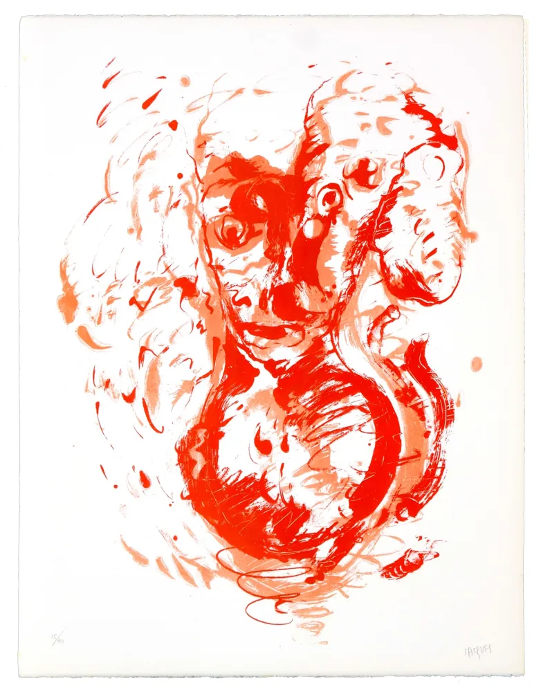 Литография Grinberg - Le changement en mauvais esprit 