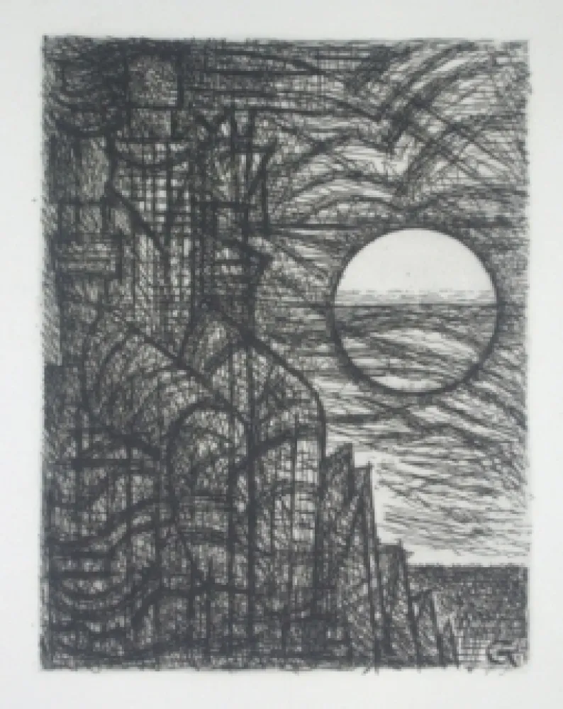 Гравюра Сухой Иглой Gromaire - Memento du vivant