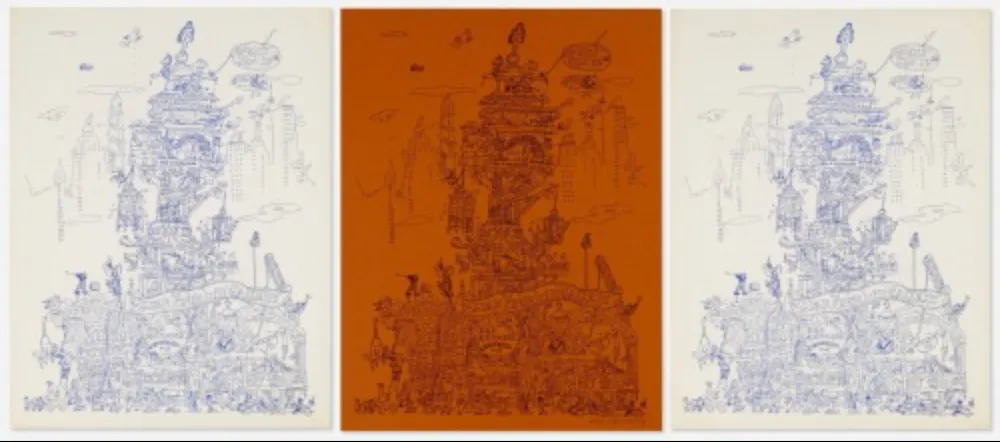 Литография Grooms - City of Chicago exhibition poster