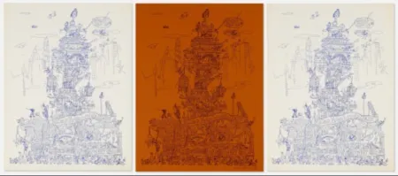 Литография Grooms - City of Chicago exhibition poster