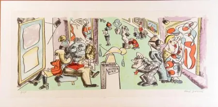 Литография Grooms - Museum