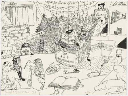 Сериграфия Grooms - Untitled from The New York Collection for Stockholm