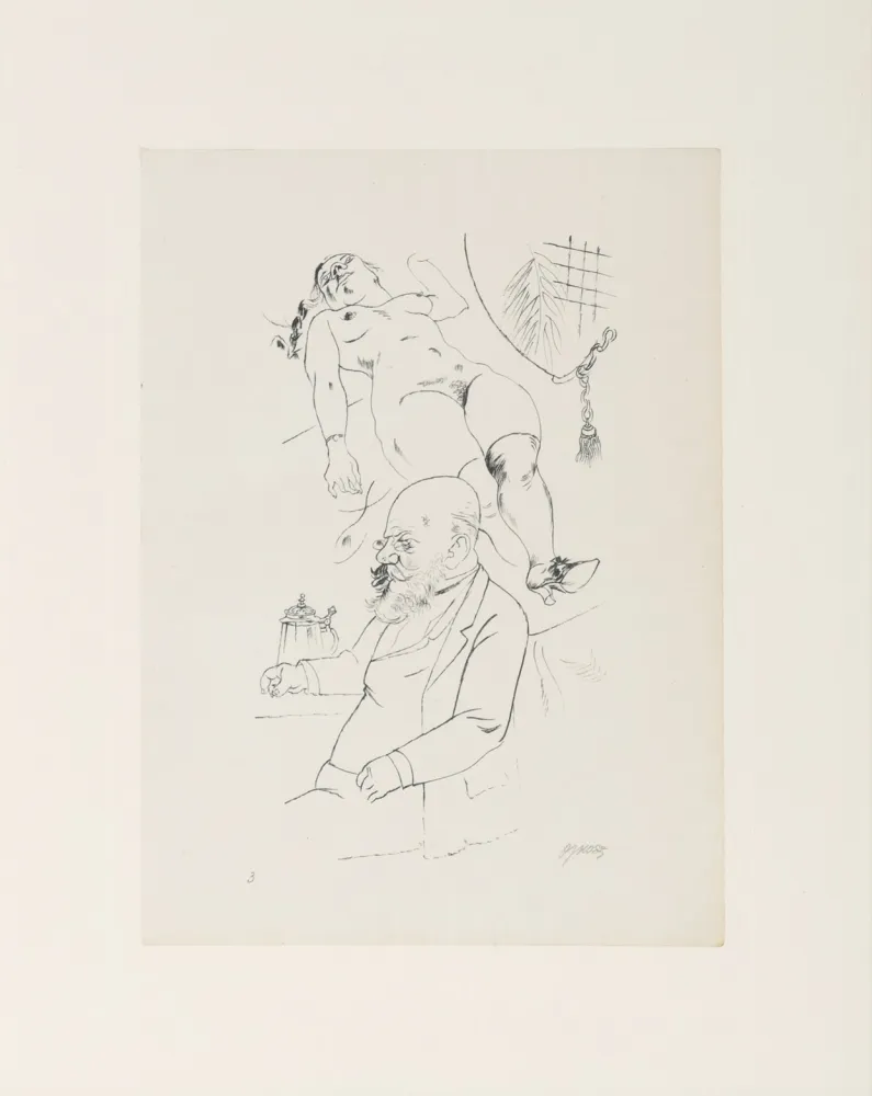 Литография Grosz - George Grosz (1893–1959) – Aus der Jugendzeit – Heliogravure on paper – 1922