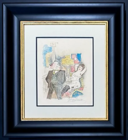 Литография Grosz - George Grosz (1893–1959) - Kraft und Anmut - Color lithograph - 1923
