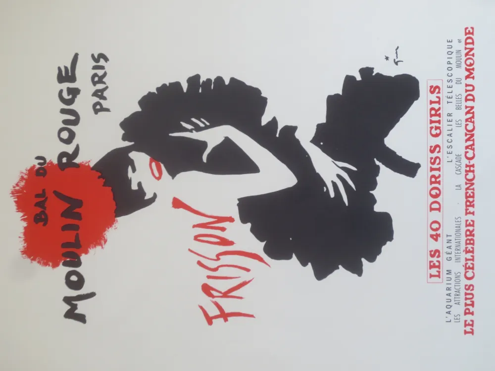 Литография Gruau - Frisson