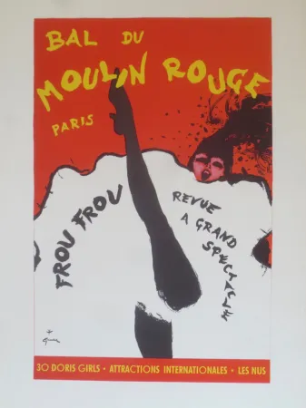 Литография Gruau - Frou frou