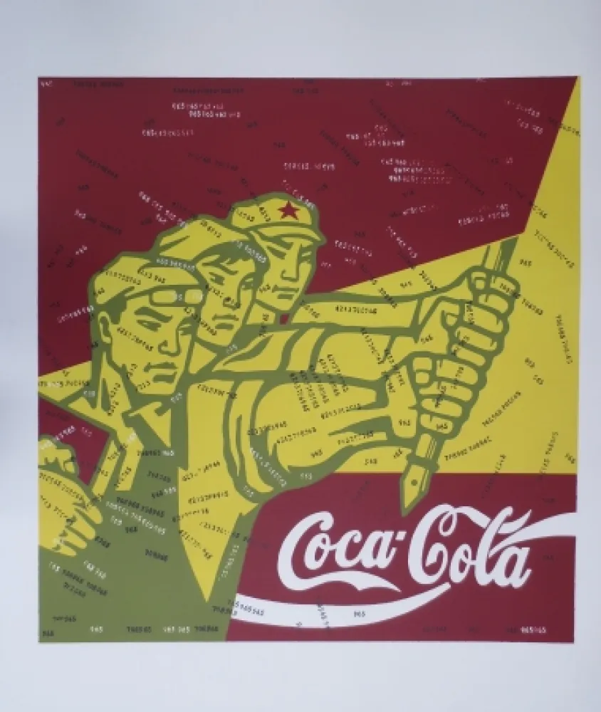 Литография Guangyi - Sans titre