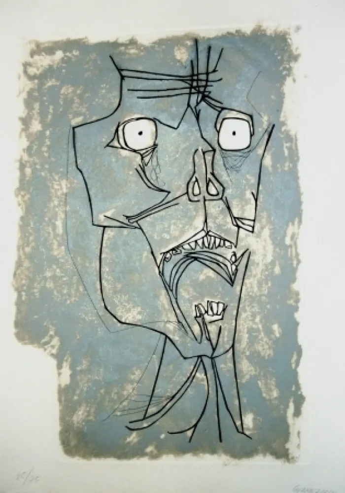 Гравюра Guayasamin - El grito 2