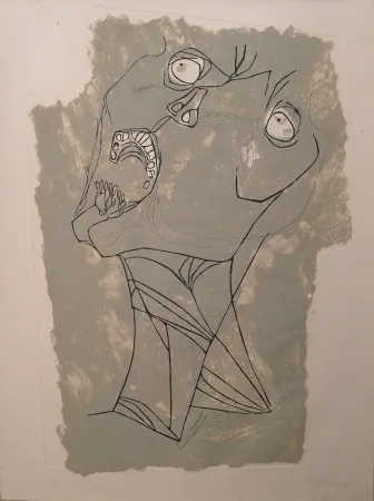 Офорт Guayasamin - El Grito I