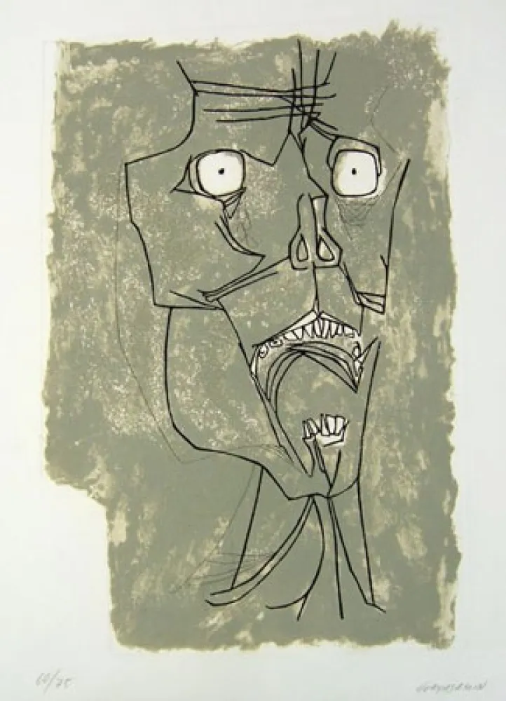 Офорт Guayasamin - EL GRITO II