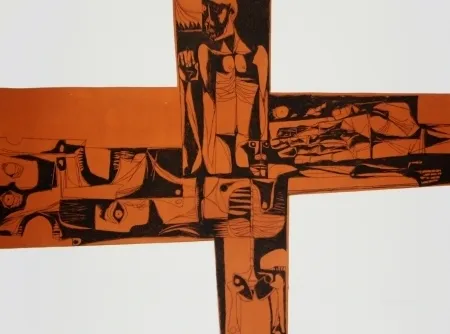 Гравюра Guayasamin - Lidice 3