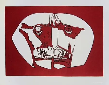 Гравюра Guayasamin - Mascara 2