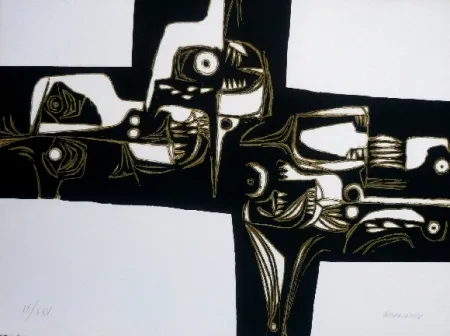 Гравюра Guayasamin - Milay 1 variante