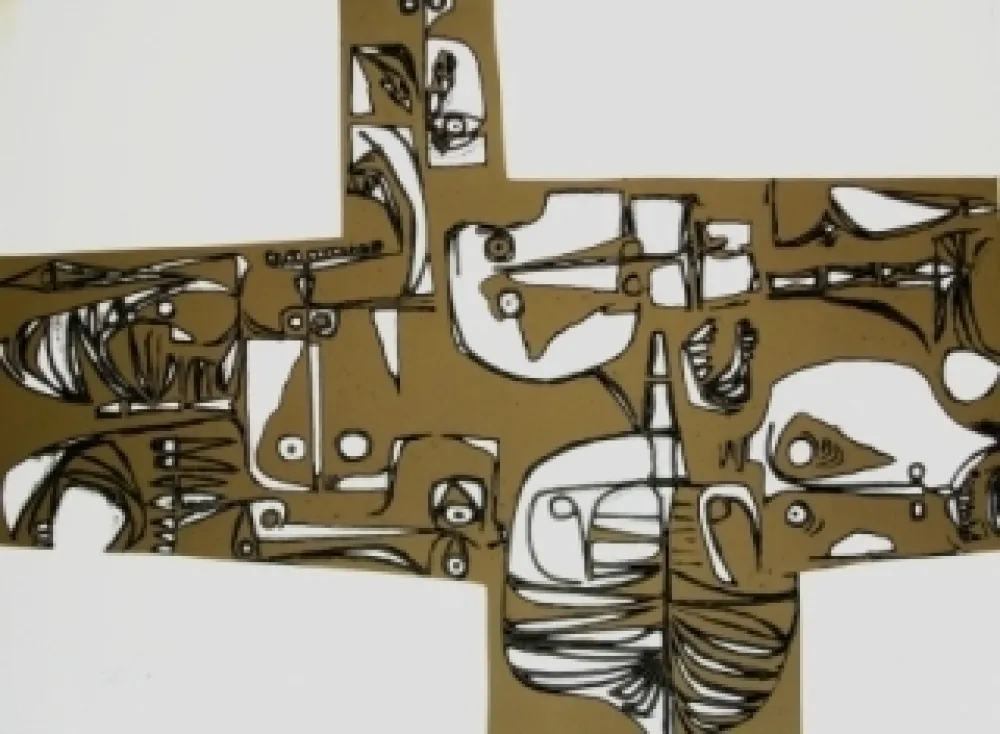 Гравюра Guayasamin - Milay 2