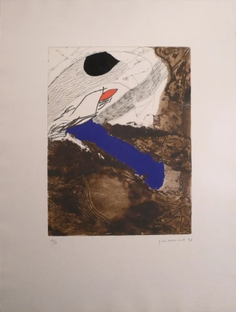 Офорт Guinovart - Blau i Terra