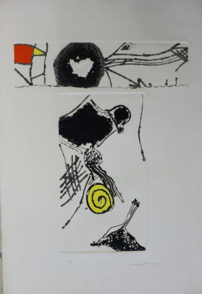 Гравюра Guinovart - Cargol