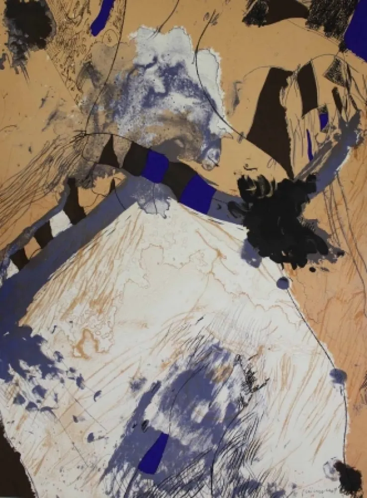 Литография Guinovart - Com muntanya