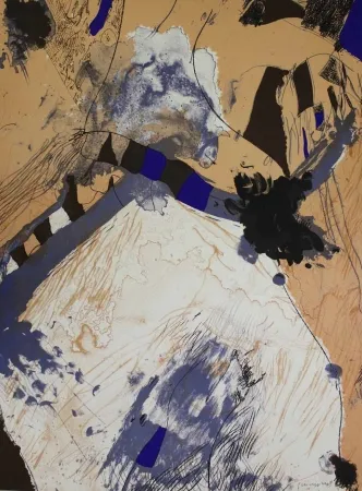 Литография Guinovart - Com muntanya