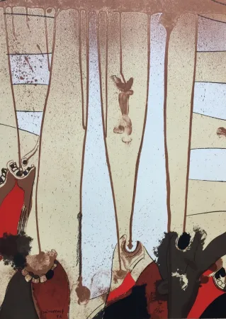 Литография Guinovart - FANG 1