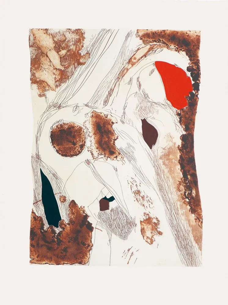 Гравюра Guinovart - Fuga y siena