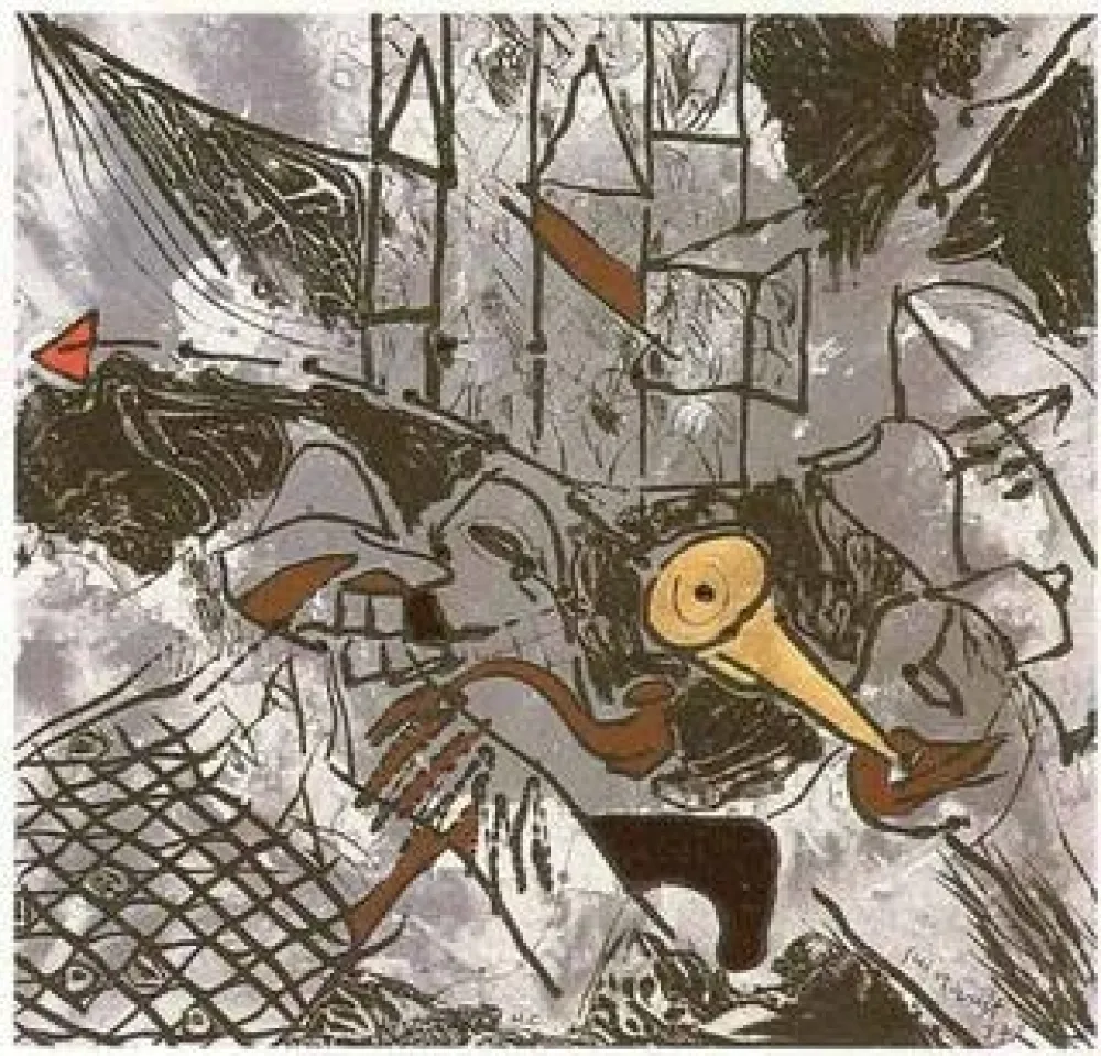 Гравюра Guinovart - Garcia Lorca 2