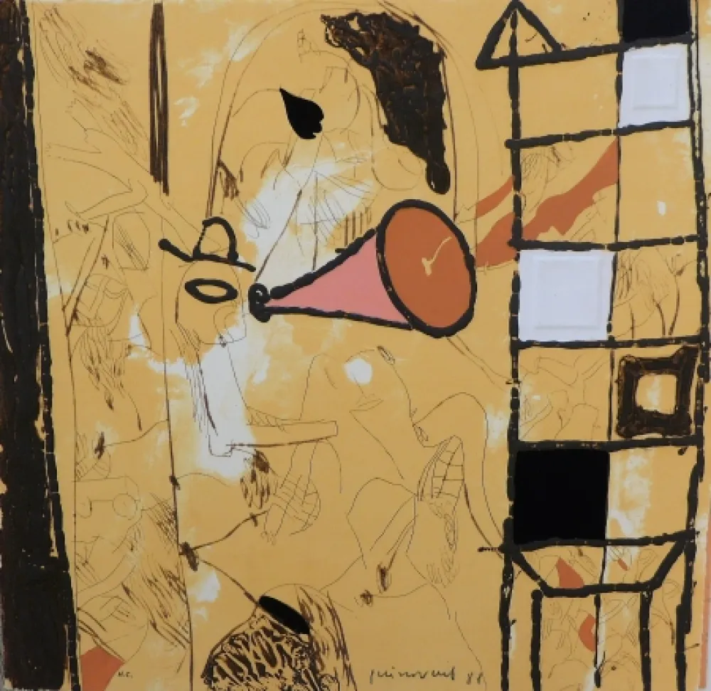 Гравюра Guinovart - Garcia Lorca 9