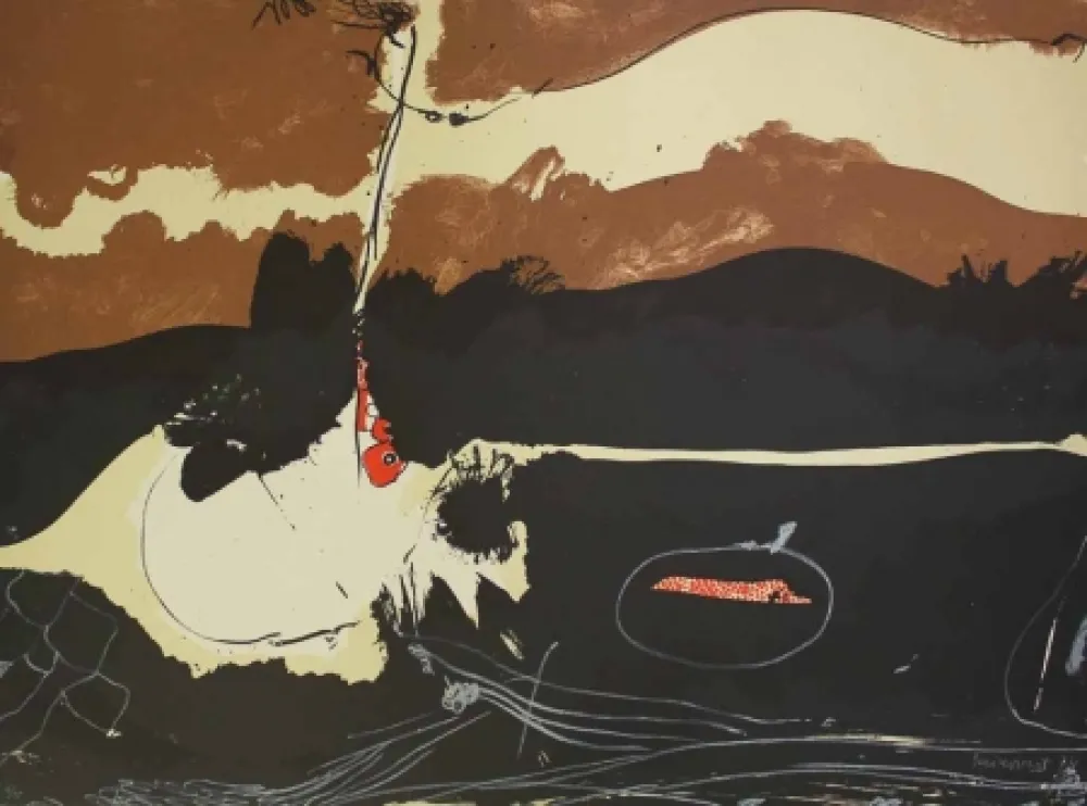 Литография Guinovart - Gui 5