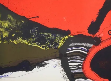 Литография Guinovart - Homenatge a Joan Prats I