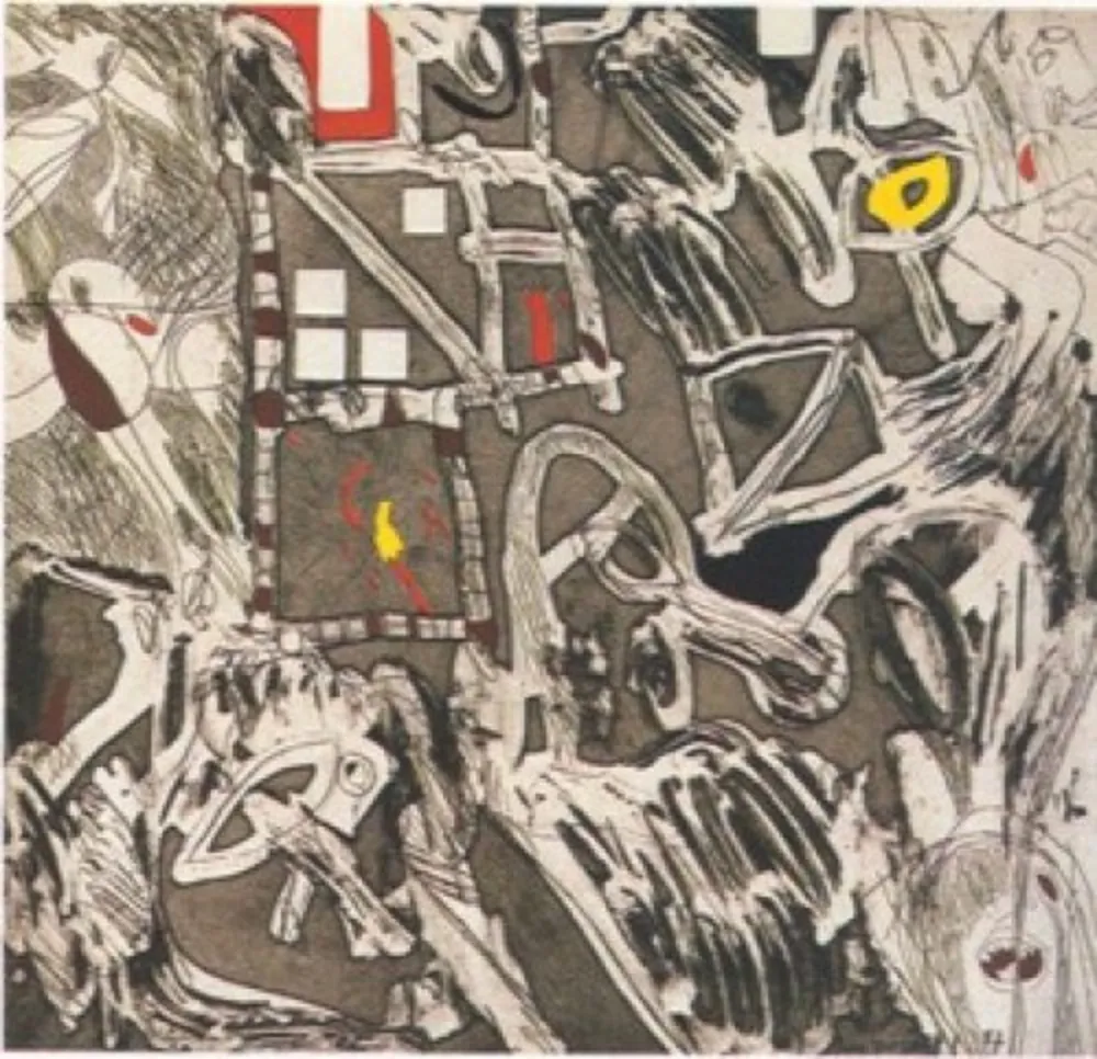 Многоэкземплярное Произведение Guinovart - Huir por las esquinas y encerrarse en los....