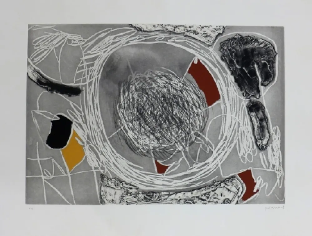 Гравюра Guinovart - Imatges de temps 4