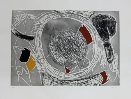 Гравюра Guinovart - Imatges de temps 4