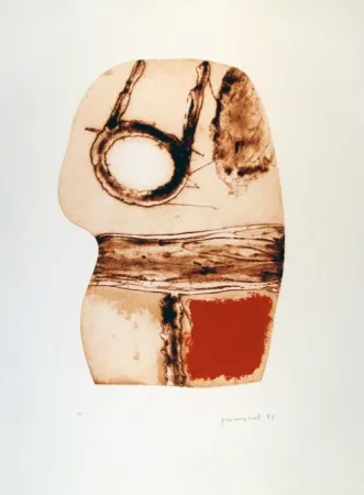 Офорт Guinovart - Imatges i Terra II