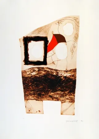 Офорт Guinovart - Imatges i Terra IV