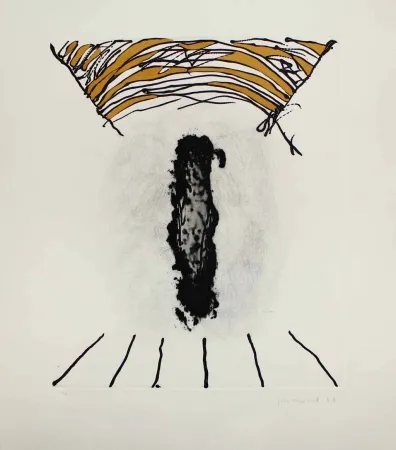 Гравюра Guinovart - La cara fosca